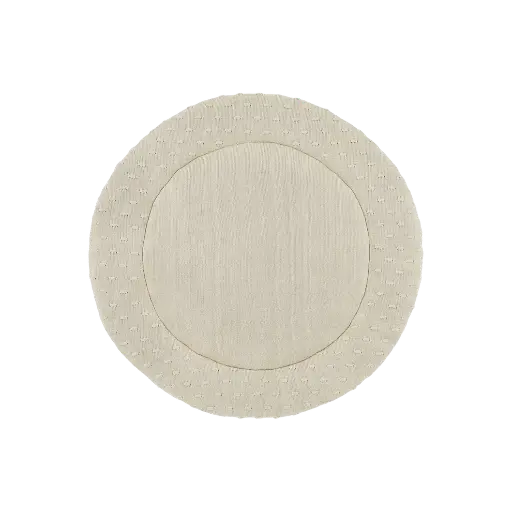 [590789] Meyco | Parklegger Knots Soft Sand ⌀95cm
