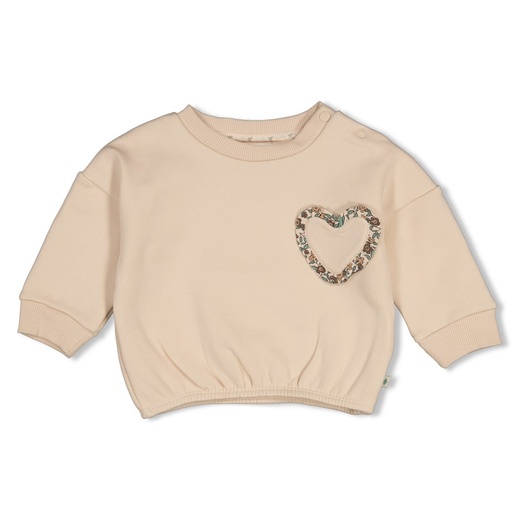 Feetje | Sweater Girls Lucky Bloombird Off White
