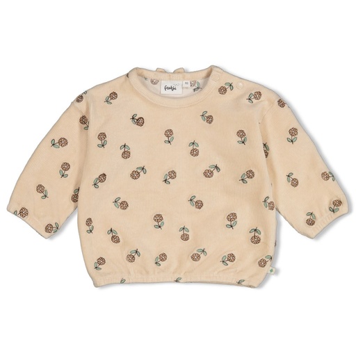 Feetje | Sweater Girls Lucky Bloombird Off White
