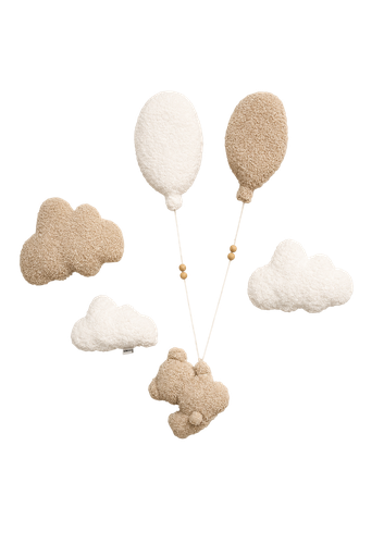 [591254] Little Loua | Wanddecoratie Boucle Teddy 6-delig