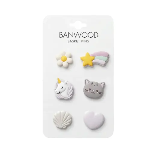 [591508] Banwood | Decoratie vr Mand Basket Pin Magic