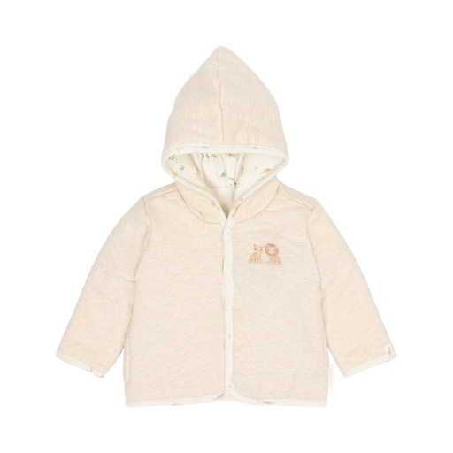 Little Dutch | Jas Uni Safari Friends Reversible Vanilla