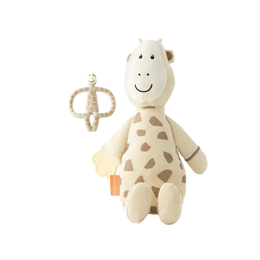 [591676] Matchstick Monkey | Bijtring/Knuffel Giraf Pluch Set 2-delig