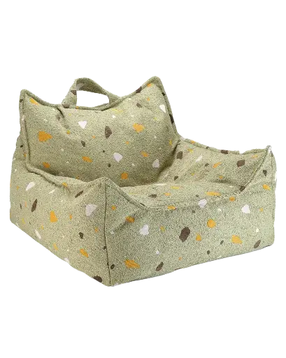 [591692] Wigiwama | Zitzak Beanbag Chair Terrazzo Moss 