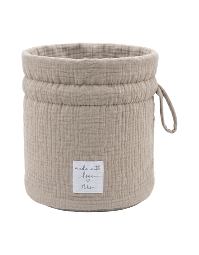 [591942] Noukies | Verzorgingsmandje Beige 36x30cm