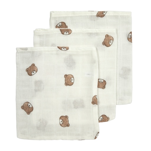 [592007] Meyco | Washandje Bear 20x17cm 3-pack