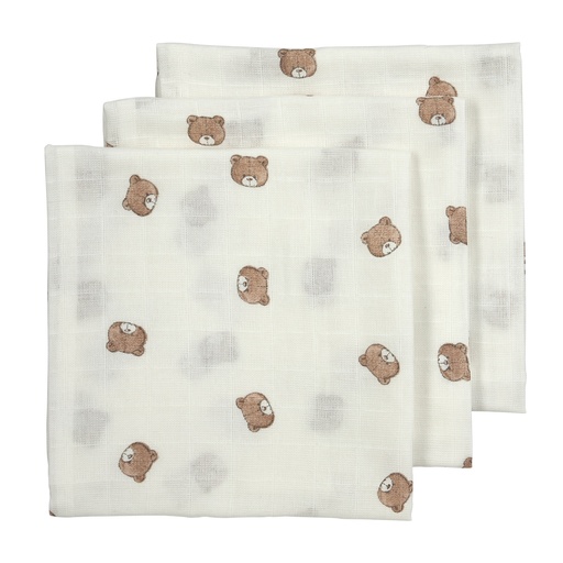 [592011] Meyco | Tetra Doek Bear 70x70cm 3-pack