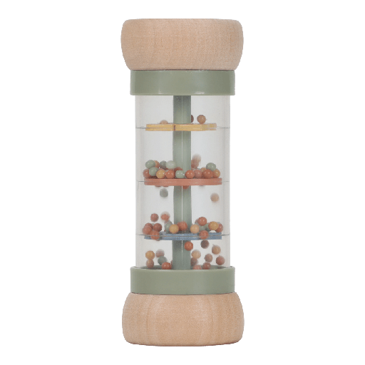 [592174] Little Dutch | Rammelaar Safari Friends Regenrammelaar Groen
