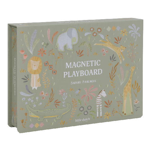 [592178] Little Dutch | Magnetisch Speelbord Safari Friends 