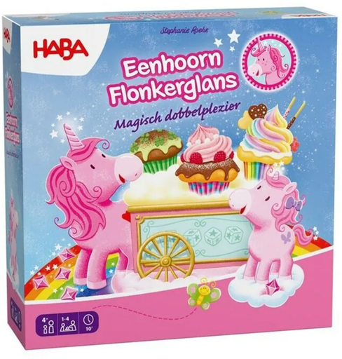 [592248] Haba | Spel Eenhoorn Flonkerglans Magisch Dobbelplezier
