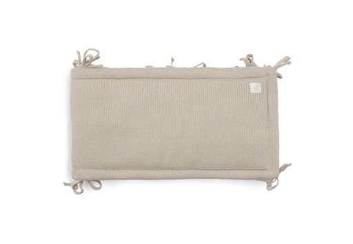 [592280] Jollein | Parkbumper Sprinkle Knit Sand Zand 180x30cm 