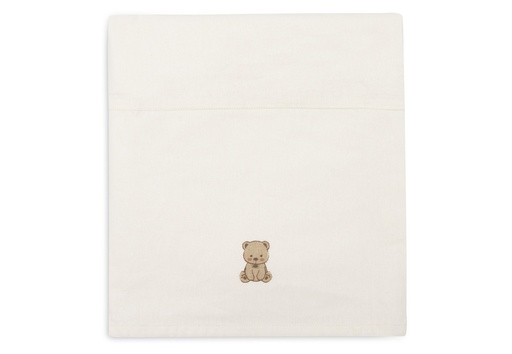 [592283] Jollein | Laken Wieg Jollies Ecru 75x100cm 