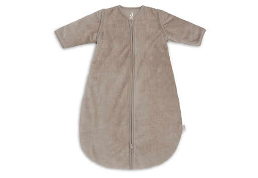 [592307] Jollein | Slaapzak Milky Coffee Rib met Afritsbare Mouwen Bruin 90cm 