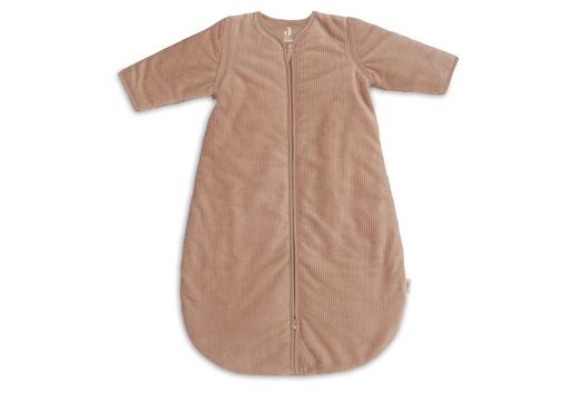 [592308] Jollein | Slaapzak Light Terra Rib met Afritsbare Mouwen Rood/Bruin 90cm