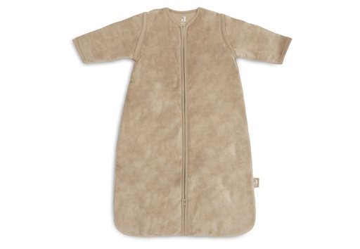[592330] Jollein | Slaapzak Velvet Hazel met Afritsbare Mouwen Bruin 110cm