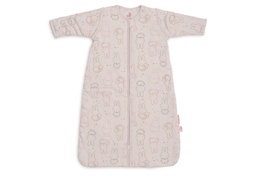[592332] Jollein | Slaapzak Miffy Moments Silk Rose met Afritsbare Mouwen Roze 110cm