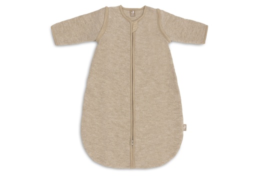 [592348] Jollein | Slaapzak Merino Wol Felted Natural met Afritsbare Mouwen Bruin 70cm
