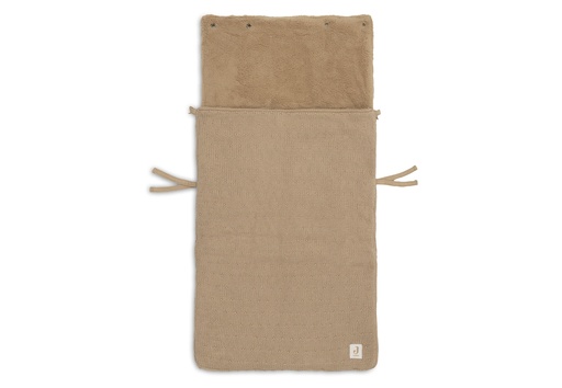 [592369] Jollein | Voetenzak Groep 0+ 3/5punts Gordel Sprinkle Knit Hazel Bruin
