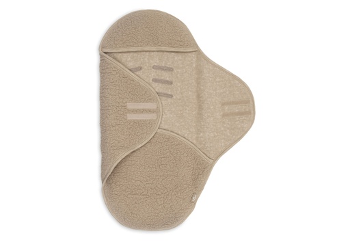 [592410] Jollein | Wikkeldeken Sherpa Merino Wol Natural Bruin