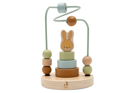 [592513] Jollein | Educatief Speelgoed Bunny Luz Spiraal Hout