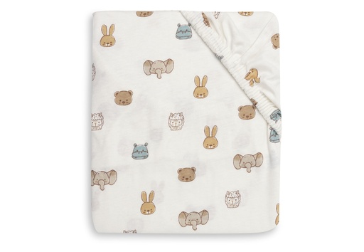 [592549] Jollein | Hoeslaken Jollies Jersey Ecru 60x120cm