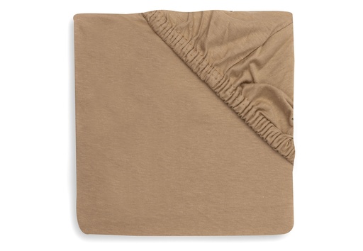 [592554] Jollein | Hoeslaken Hazel Jersey Bruin 60x120cm