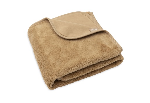 [592568] Jollein | Deken Wieg Hazel Basic Sherpa/Jersey Bruin 75x100cm 