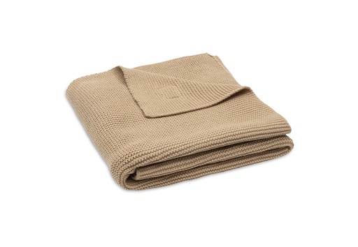 [592573] Jollein | Deken Hazel Wieg Basic Knit Bruin 75x100cm