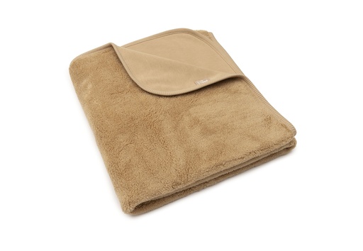 [592577] Jollein | Deken Ledikant Hazel Basic Sherpa/Jersey Bruin 100x150cm