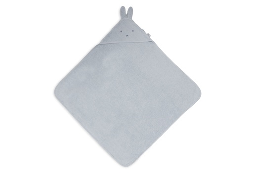 [592606] Jollein | Badcape Miffy Cloudy Blue Badstof Blauw 75x75cm