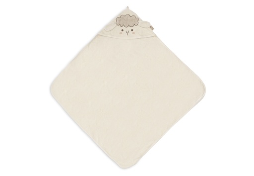 [592609] Jollein | Badcape Sheep Sonny Badstof Ecru 75x75cm