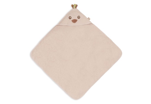 [592610] Jollein | Badcape Peacock Pavie Badstof Roze 75x75cm 