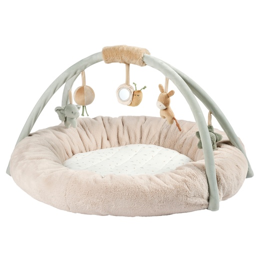 [592688] Nattou | Speeltapijt met Speelboog Loulou 90x90cm