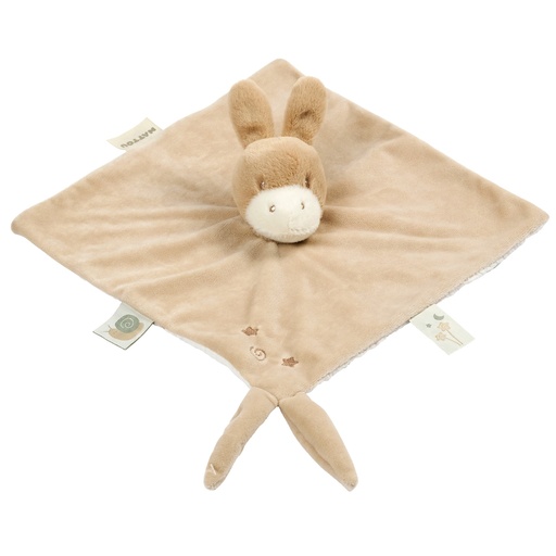 [592707] Nattou | Knuffeldoek Loulou Ezel Karamel +0m