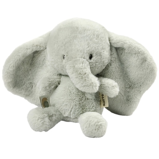 [592714] Nattou | Pluche Knuffel Loulou Olifant Lindegroen