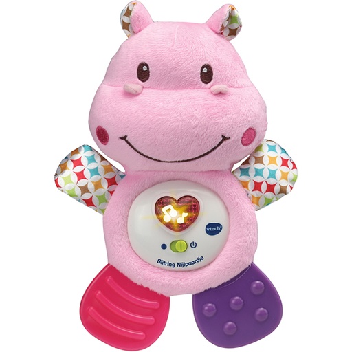[592749] Vtech | Interactieve Knuffel Bijtring Nijlpaardje Roze 