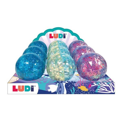 [593032] Ludi | Bal Strass +3m Ø 10cm Assortiment 