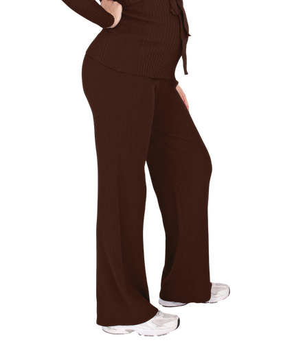 Love2Wait | Broek Knit Brown