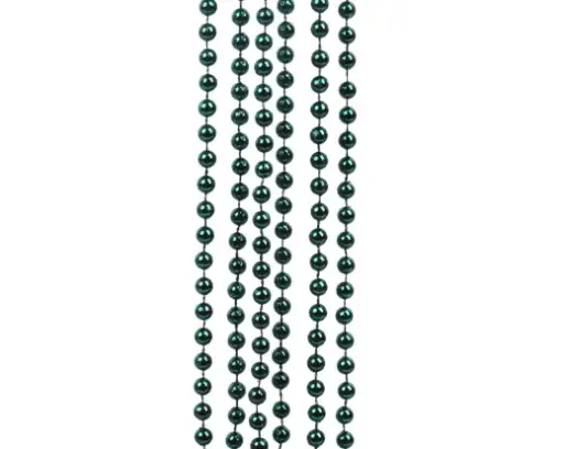 [593392] Decoris | Slinger Kralenketting Polystyreen Emerald Ø0,8 cm x10m op Rol