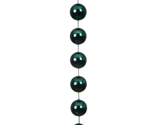 [593393] Decoris | Slinger Kralenketting XXL Polystyreen Emerald Ø2cm x270cm
