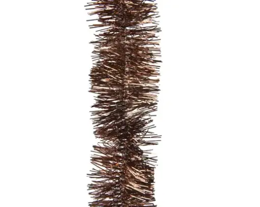 [593442] Decoris | Slinger Guirlande Pet Lametta Espresso Ø7x270cm 
