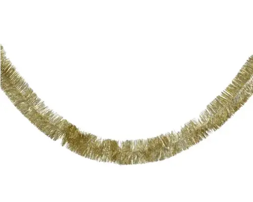 [593445] Decoris | Slinger Guirlande PVC Lametta Goud Ø7x270cm