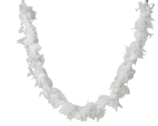 [593456] Decoris | Slinger Boa Veer Fluffy Wit Ø10x184cm