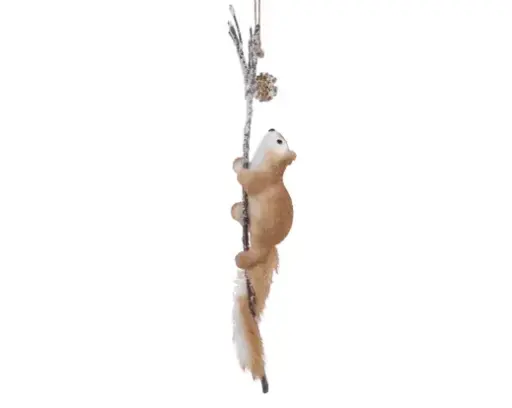 [593480] Decoris | Beeld Eekhoorn Polyester 8x58cm
