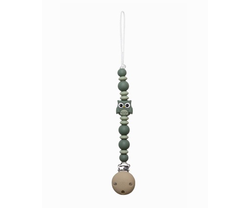 [593537] Pericles | Fopspeenketting Owl Green