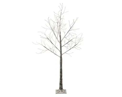 [593622] Lumineo | Verlichting Led Boom Snowy Branch Bruin/Warm Wit Ø100x180cm Buiten