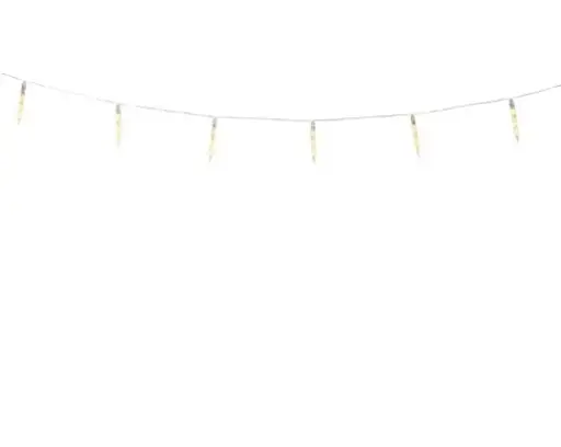 [593623] Lumineo | Verlichting Icicle Lights Sneeuwval Effect Transparant/Warm Wit 280x18cm Buiten