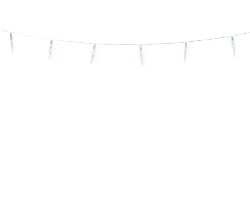 [593626] Lumineo | Verlichting Icicle Lights Sneeuwval Effect Transparant/Koel Wit 280x18cm Buiten