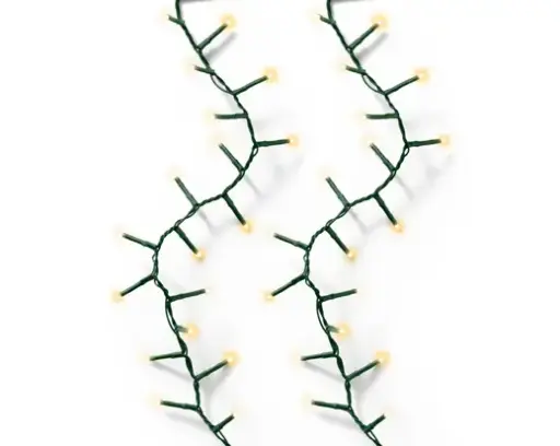 [593845] Lumineo | Verlichting Led Compact Lights Twinkel Effect 8 Functies Groen/Warm Wit 1600cm Buiten