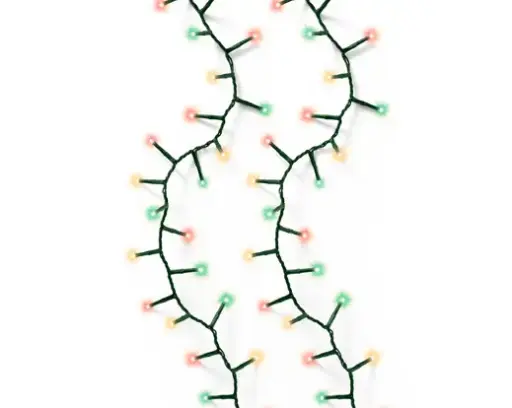 [593861] Lumineo | Verlichting Led Compact Lights Twinkel Effect 8 Functies Groen/Rood/Geel  1600cm Buiten